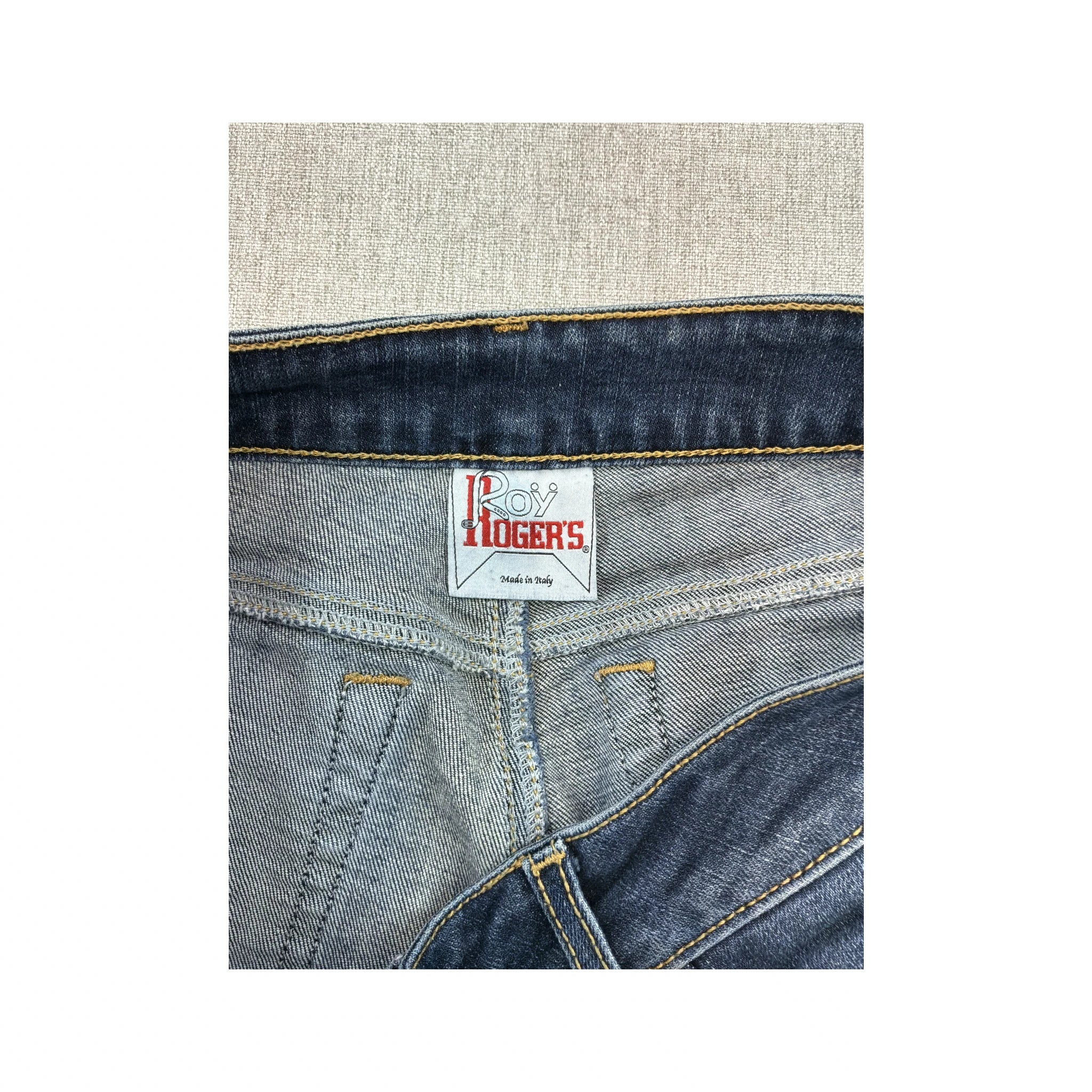 Roy Rogers Blue Denim Slim Straight Jeans