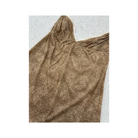 Vintage Brown Micro Print Lace Trim Cami Tank Top