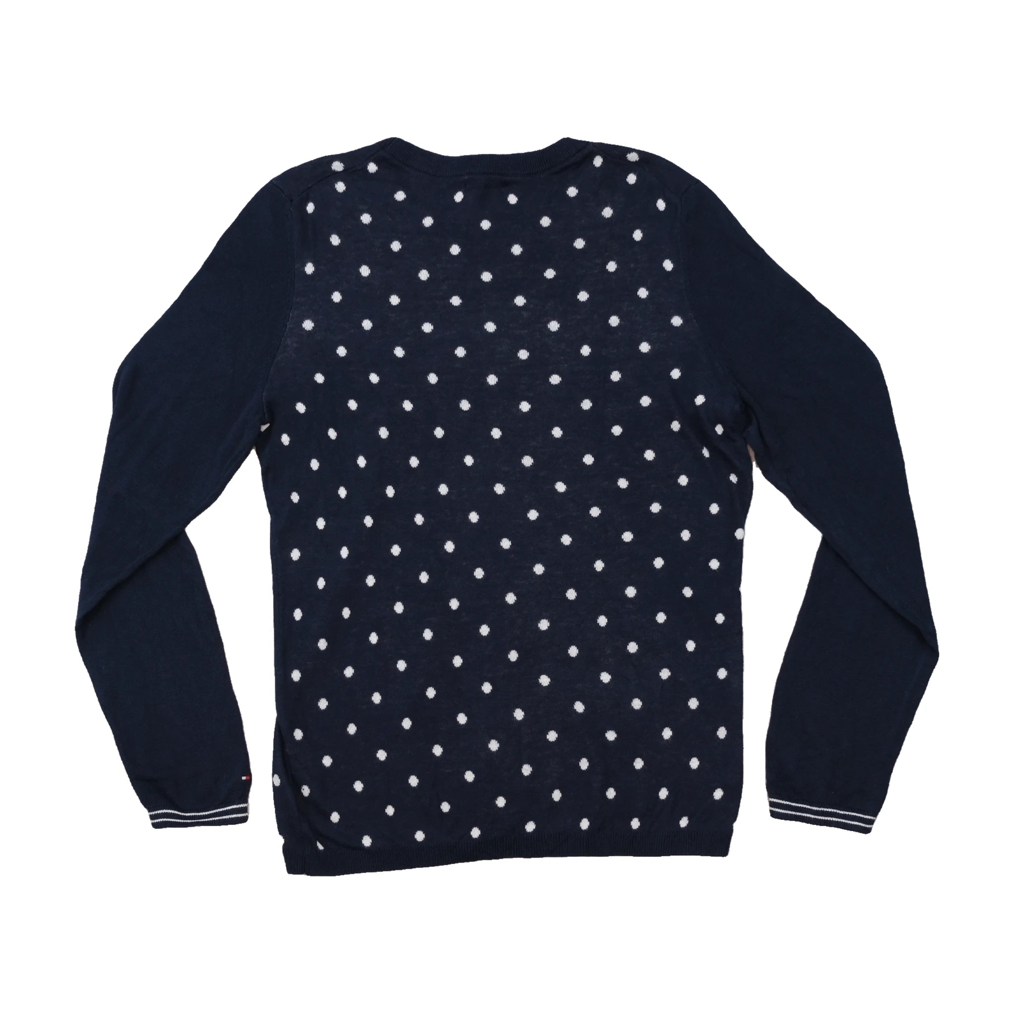 Camisola de gola Redonda Tommy Hilfiger em algodão às Pintas