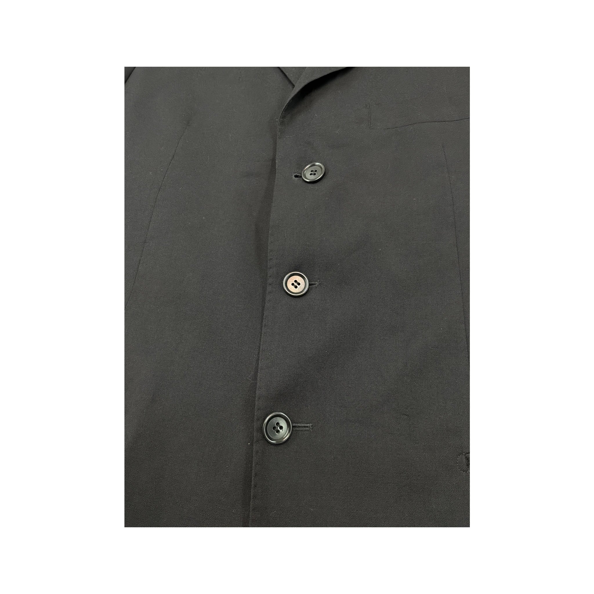 Blazer Ing. Loro Piana preto de Três Botões