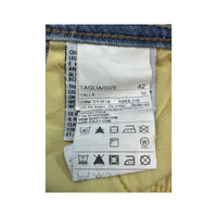 Benetton Jeans Y2K Light Wash Cotton Denim Mini Skirt (Repriced)