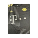 adidas FC Bayern Munchen Lewandowski 9 Black Gold Soccer Jersey T-shirt