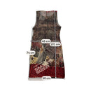 Vestido Midi sem mangas com Patchwork de estampado de Leopardo