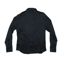 Americo Tavar Embroidered Floral Silk Long-Sleeve Button-Up Shirt
