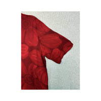 Red Floral Button Up Shirt