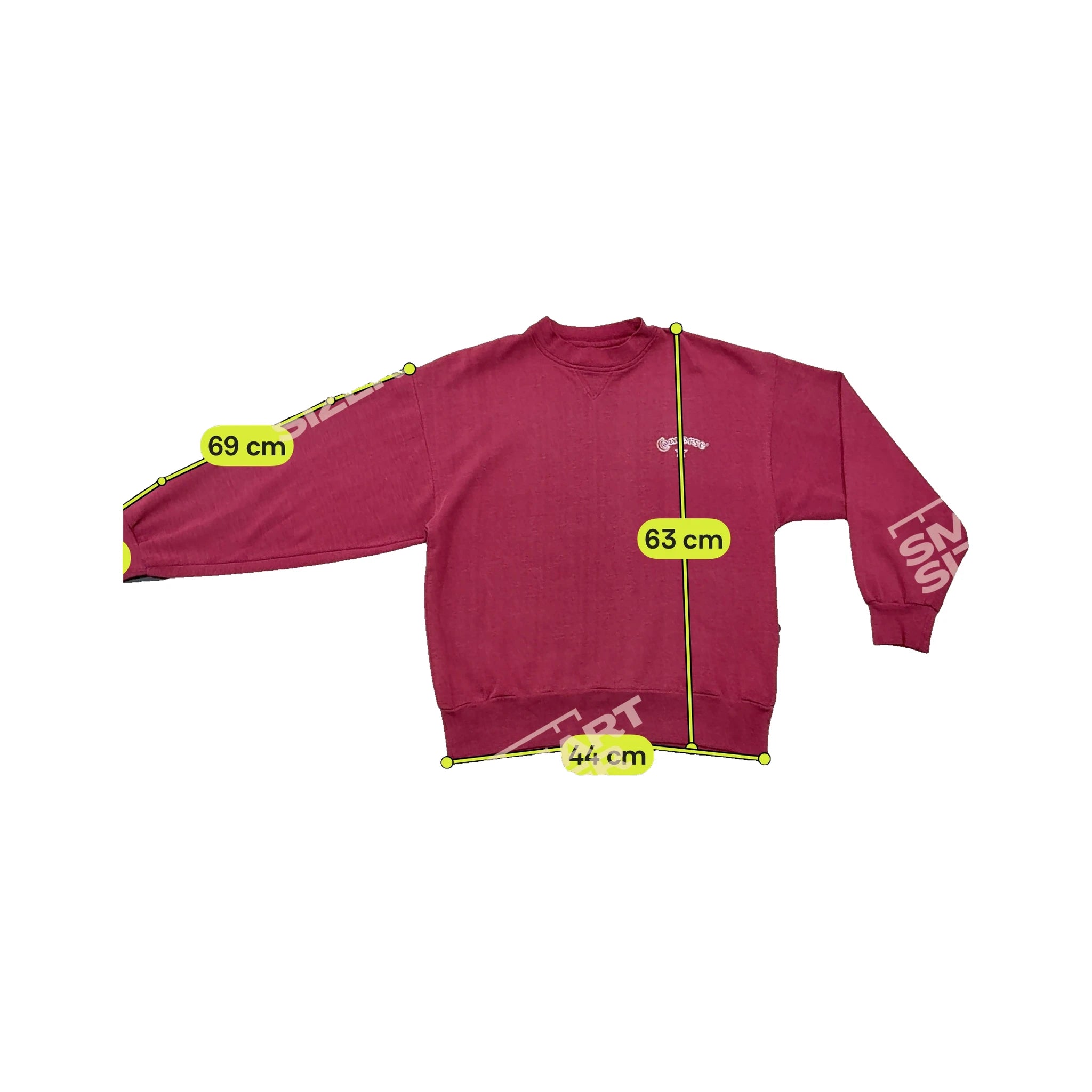 Converse Embroidered Logo Crewneck Cotton Blend Sweater