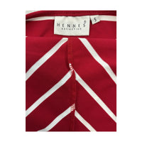 Red Striped Halter Top