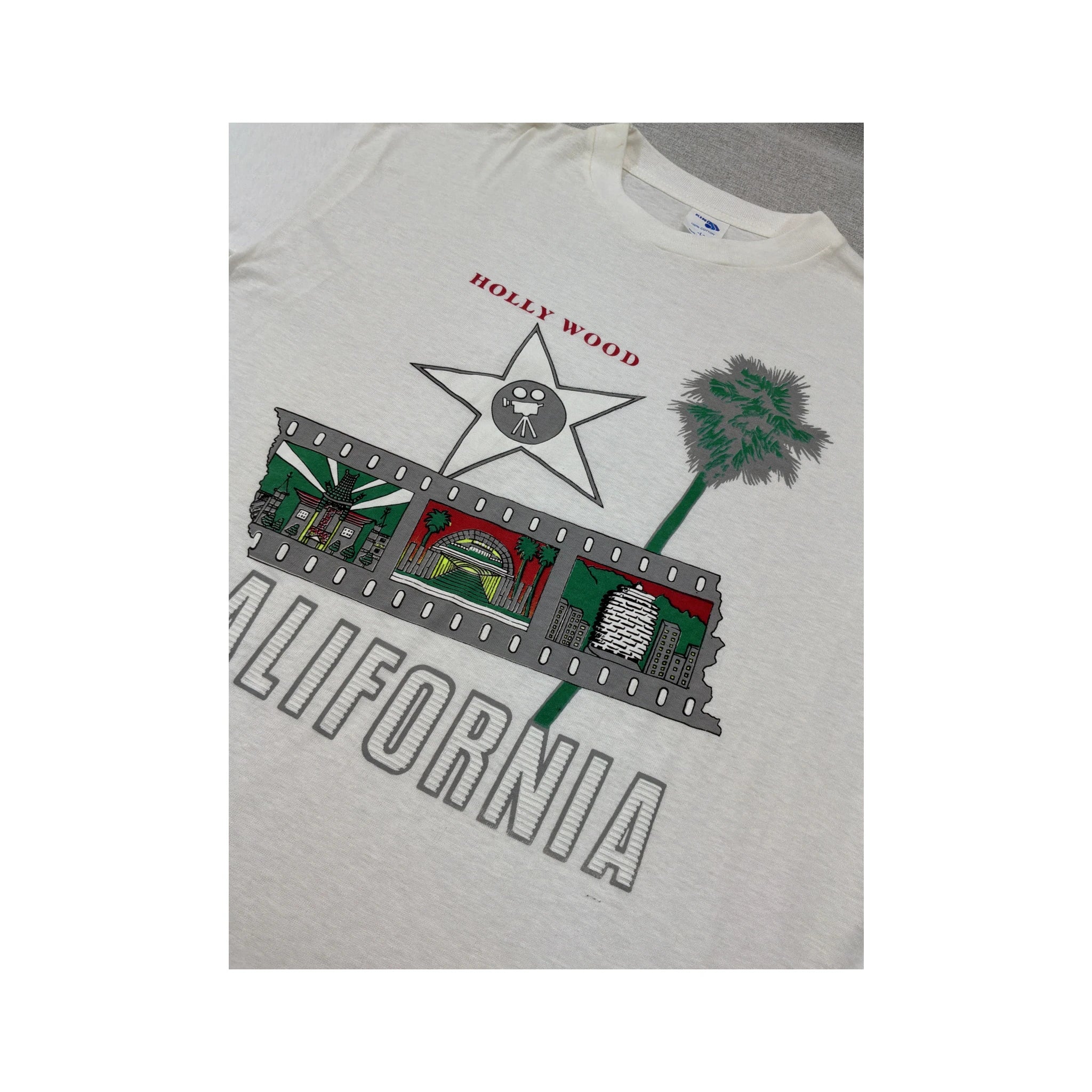 KING Vintage Hollywood California Graphic Cotton Shirt