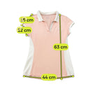 Calvin Klein Pink and White Cotton Stretch Polo Shirt