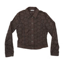 Marella Floral Eyelet Cotton Jacket