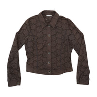 Marella Floral Eyelet Cotton Jacket