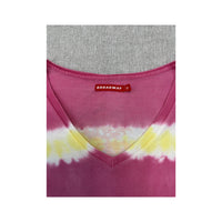 T-shirt Broadway Tie-Dye com decote em V e estampado gráfico
