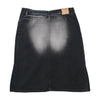 Onyx Jeans Vintage Y2K Faded Spray Bleach Contrast Panel Cotton Denim Skirt