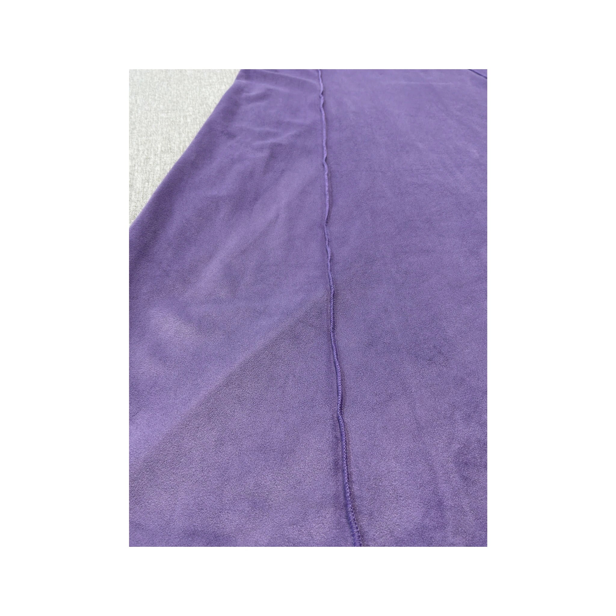 Dixie Purple Faux Suede Slip Dress