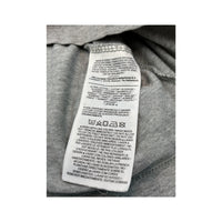 Nike Heather Gray Embroidered Swoosh Cotton T-Shirt