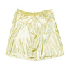 Byblos Italia Metallic Gold Mini Skirt
