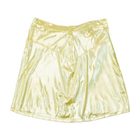 Byblos Italia Metallic Gold Mini Skirt