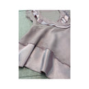 Silk Ruffle Wrap Blouse
