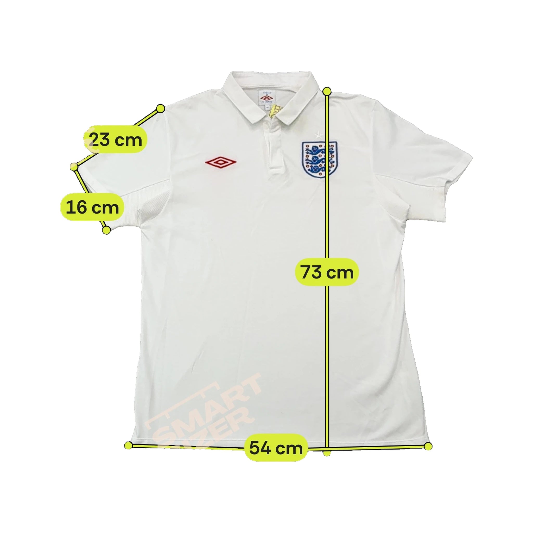 Umbro England Embroidered Crest Football Polo Shirt