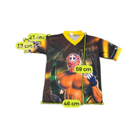 Vintage Rey Mysterio All-Over Print Mesh Shirt