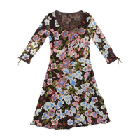 janine...ohl Floral Mesh Mini Dress