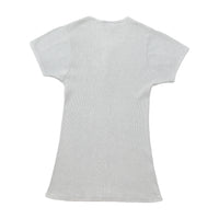 Stefanel Ribbed Henley Short Sleeve Shirt