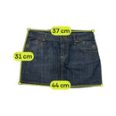 Liu Jo LIU JEANS Stretch Cotton Dark Wash Denim Mini Skirt