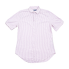 Camisa Ralph Lauren roxa de Manga curta às riscas com Botões