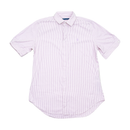 Camisa Ralph Lauren roxa de Manga curta às riscas com Botões
