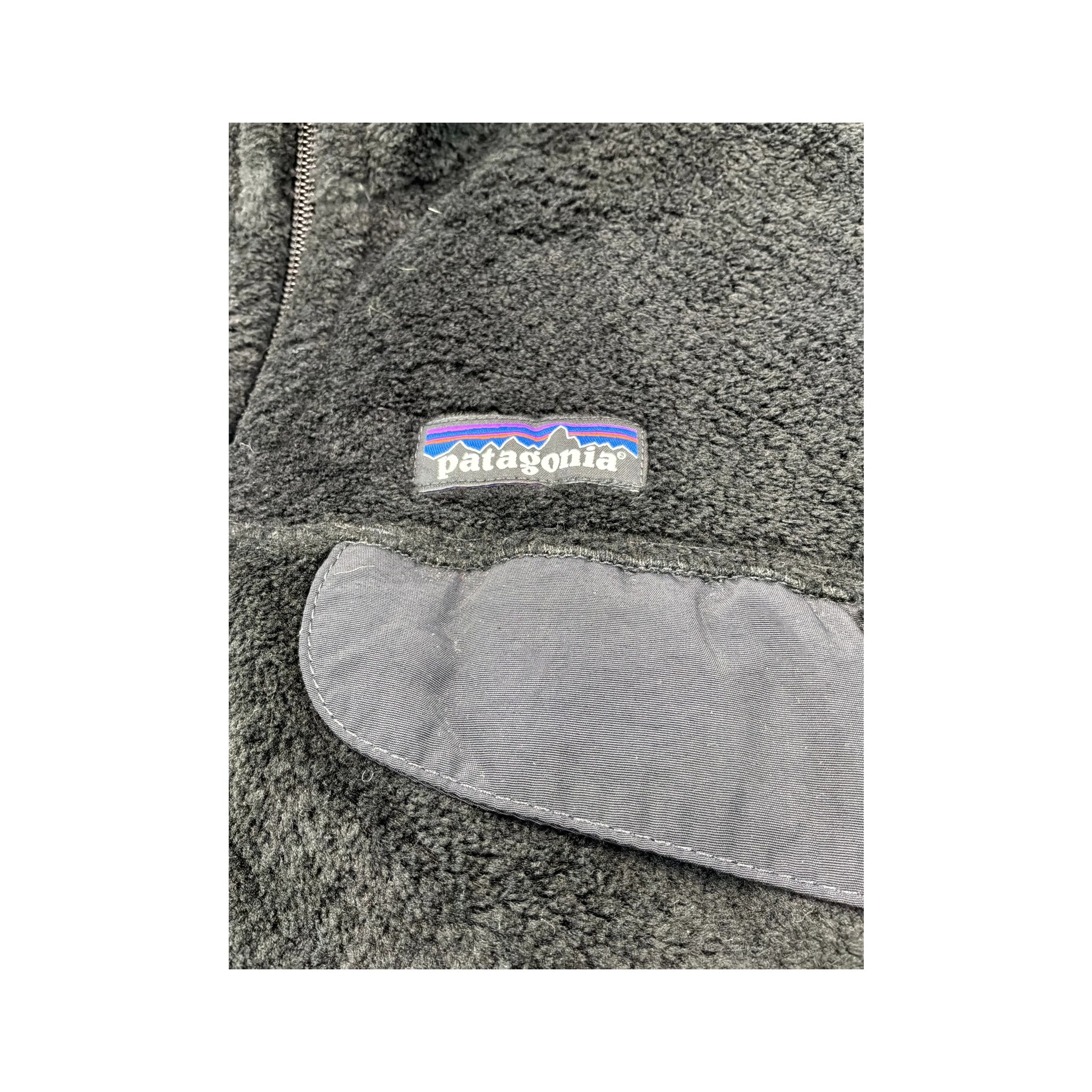 Patagonia Black Polartec Thermal Pro Mermaid Patch Fleece Vest