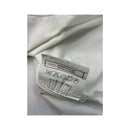 Miss Sixty White Cotton Zip Front Mini Skirt with Drawstring Cutout Pockets
