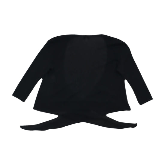 Vintage Scelte D’Autore  Black Transparent Wrap Cardigan