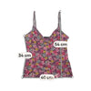 Garda Floral Mesh Camisole Tank Top