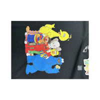 T-shirt Uniqlo KAWS em algodão com estampado da Rua Sésamo