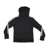 adidas Originals Black 3-Stripe Cotton Blend Hooded Track Jacket