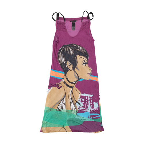 Custo Barcelona Graphic Portrait Dress