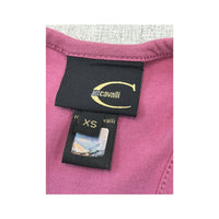 Just Cavalli Sequin Logo Racerback Cotton Tank Top