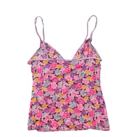 Garda Floral Mesh Camisole Tank Top