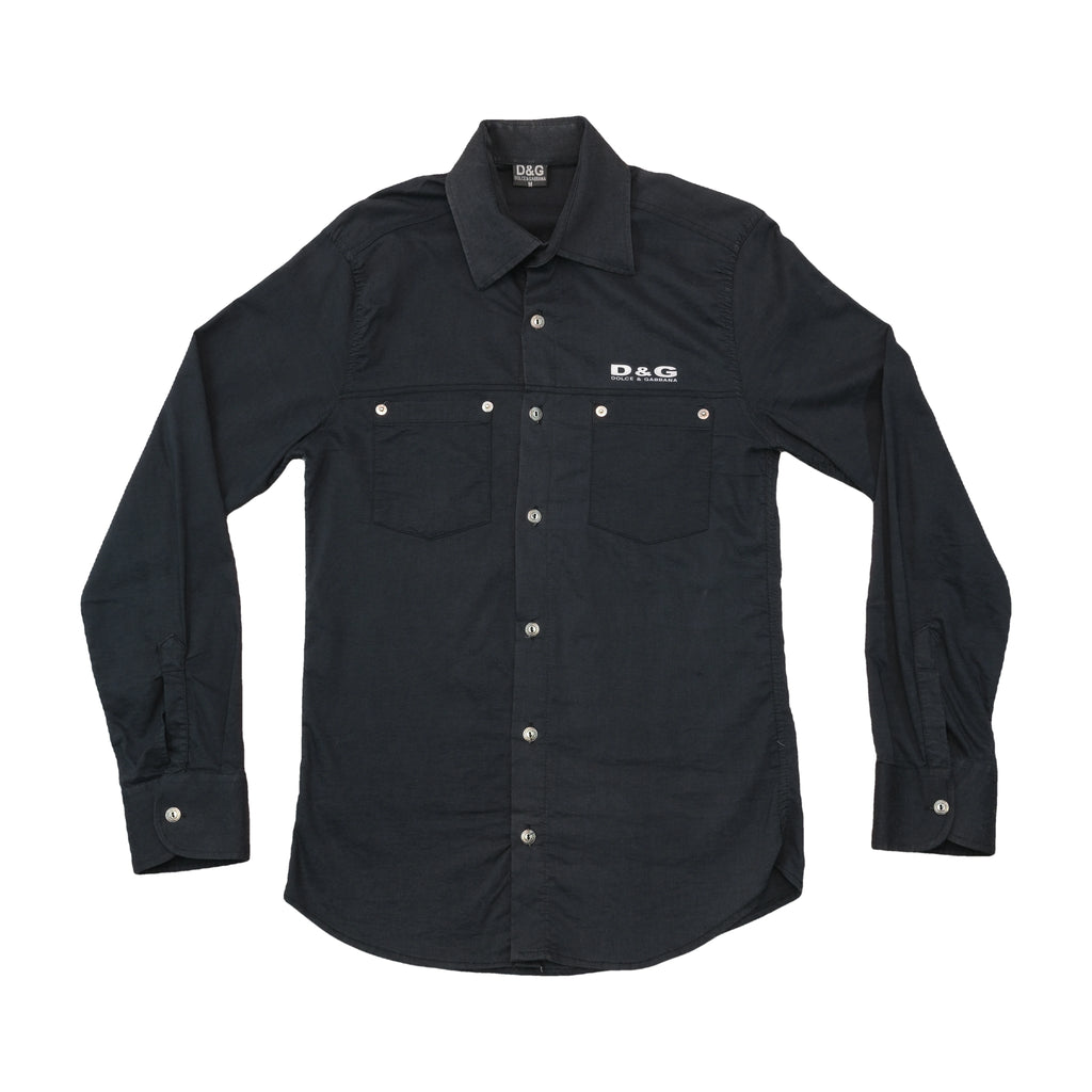 D&amp;G Dolce &amp; Gabbana Logo Button Up Shirt (Counterfeit???)