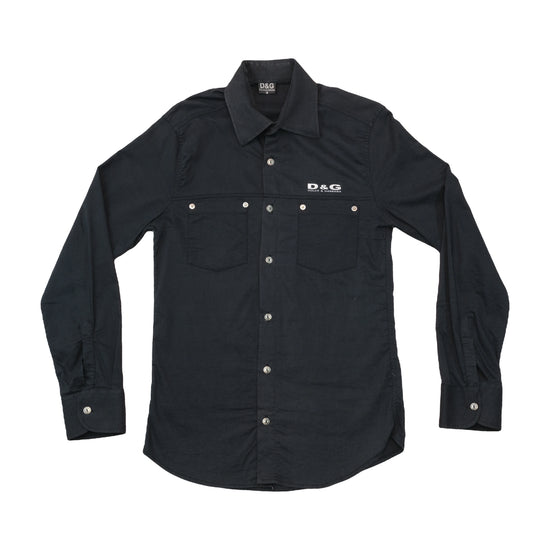 Black & White Button Up Shirt