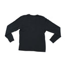 Vans Black Cotton Long Sleeve Logo Shirt