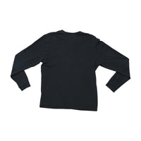 Vans Black Cotton Long Sleeve Logo Shirt