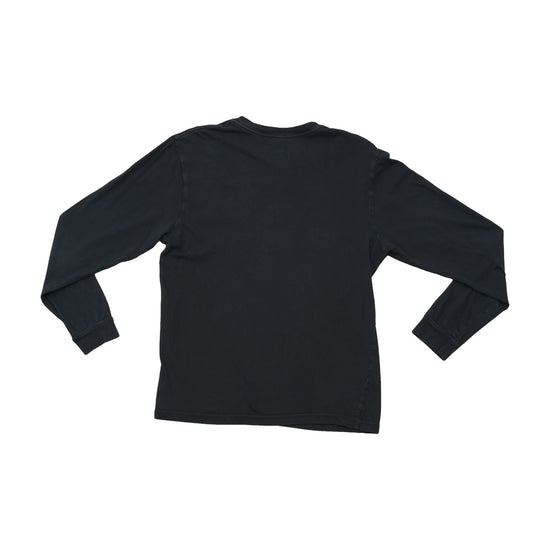 Camisa Vans em algodão preto de Manga Comprida com logótipo