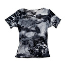 Mesh Lettuce-Edge Graphic Baby Tee