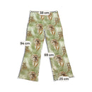 Lefato Tiger Print Stretch Flare Pants