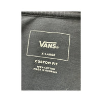 Vans Black Cotton Long Sleeve Logo Shirt
