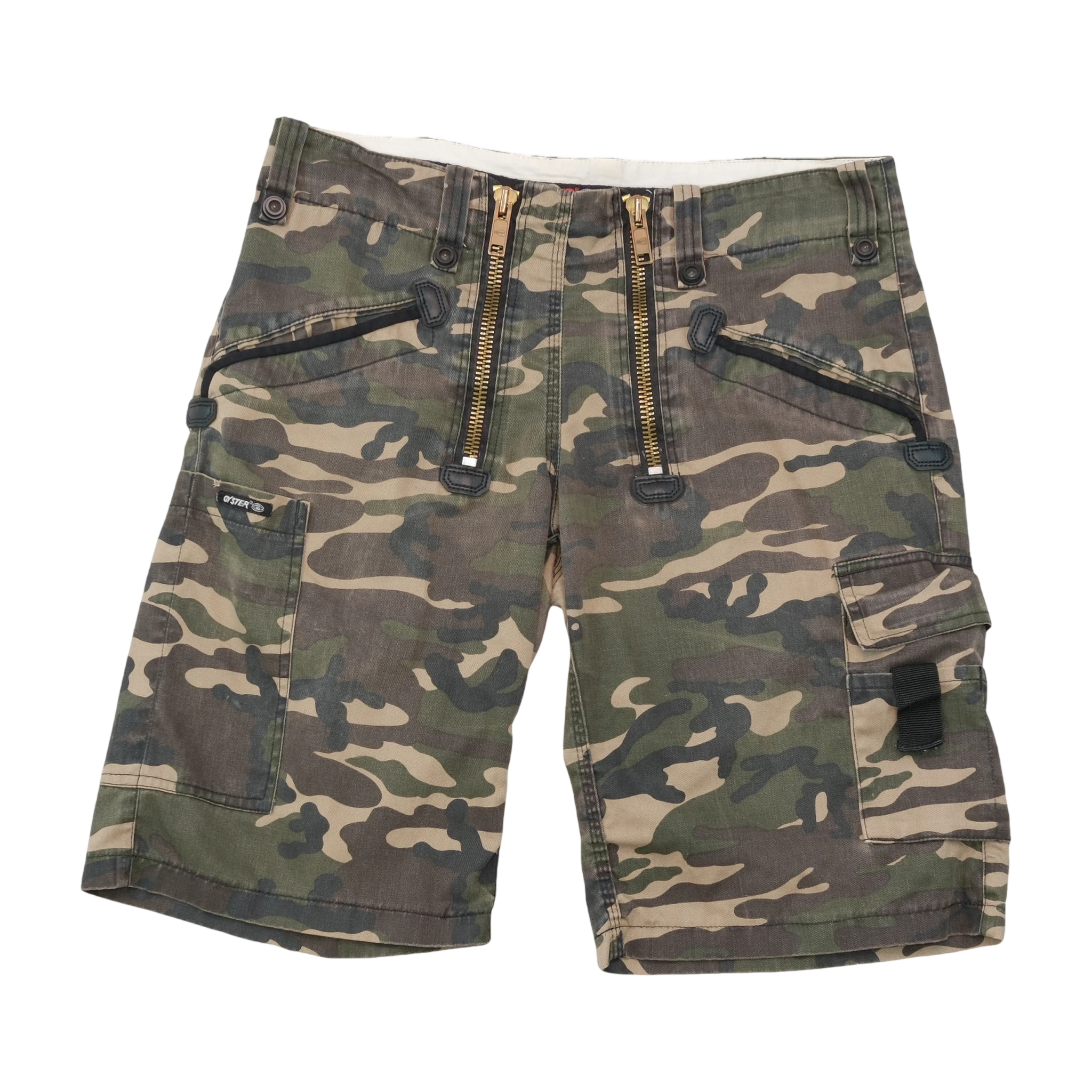 OXSTER Camouflage Double Zip Cargo Shorts
