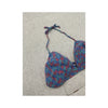 Textured Knit Halter Triangle Tank Top