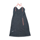 Y2K Dark Wash Denim Halter Dress (repriced)
