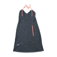 Y2K Dark Wash Denim Halter Dress (repriced)